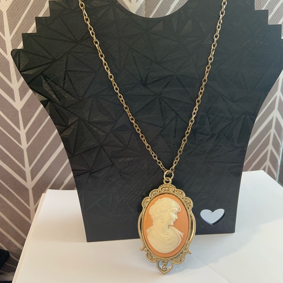 cameo necklace vintage - Picture 2 of 5